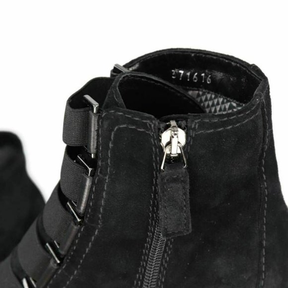 Aquatalia Womens Indira Ankle Boots Black Suede Bl - Picture 8 of 11